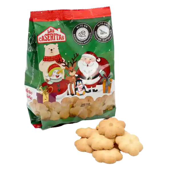 Galleta Navideña Caseritas 200 Papa Noel