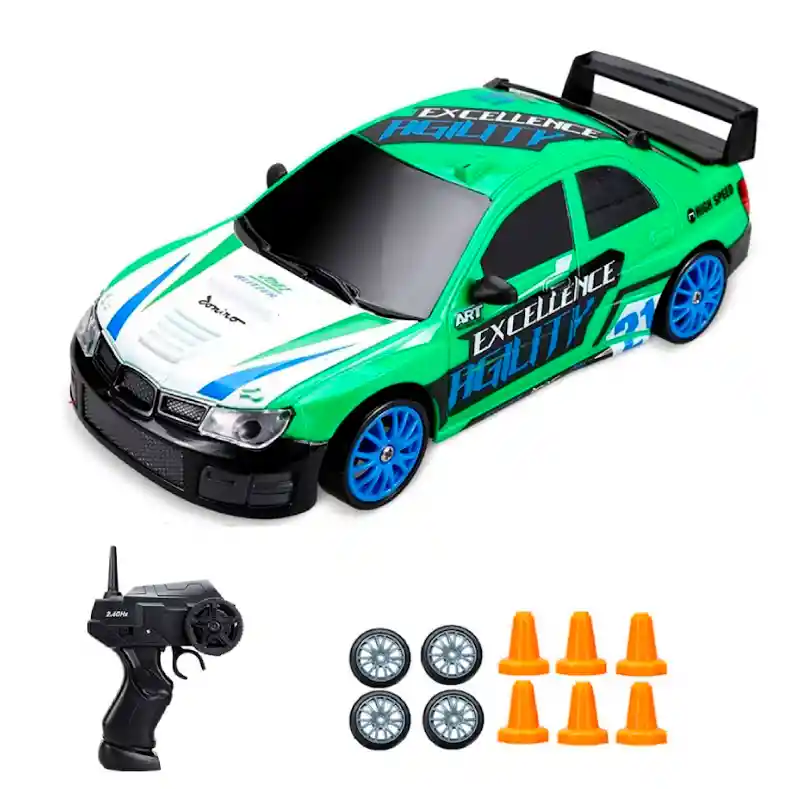 Carro Drift Derrape A Control Remoto Llanta Intercambiable