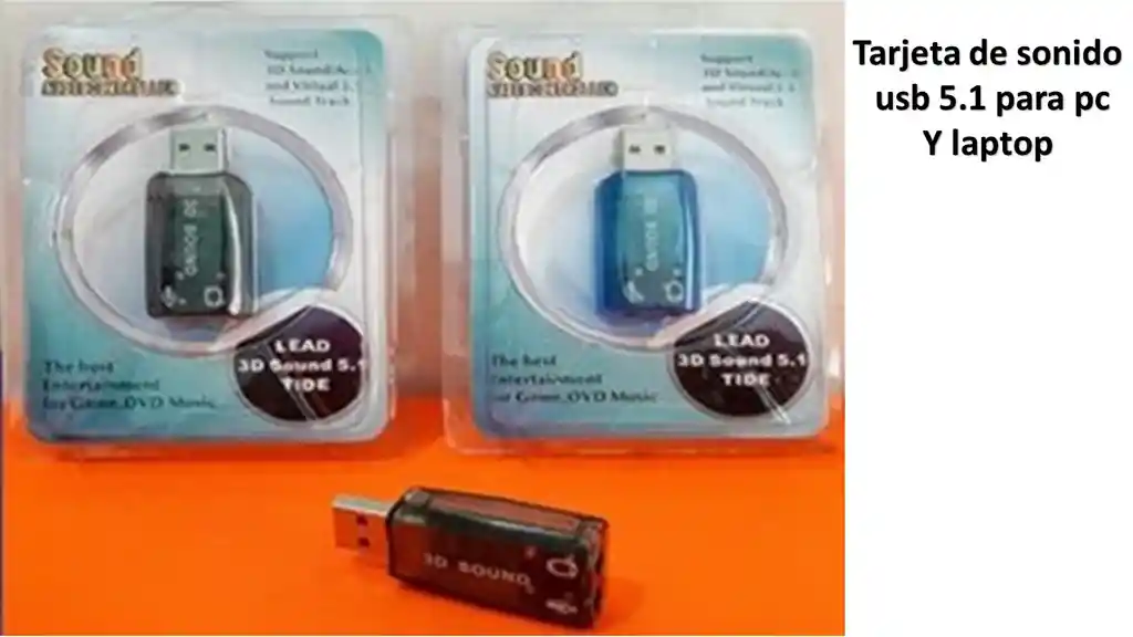 Tarjeta De Sonido Usb Para Pc Y Laptop 5.1