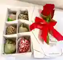 Caja X 6 Fresas Navideñas.