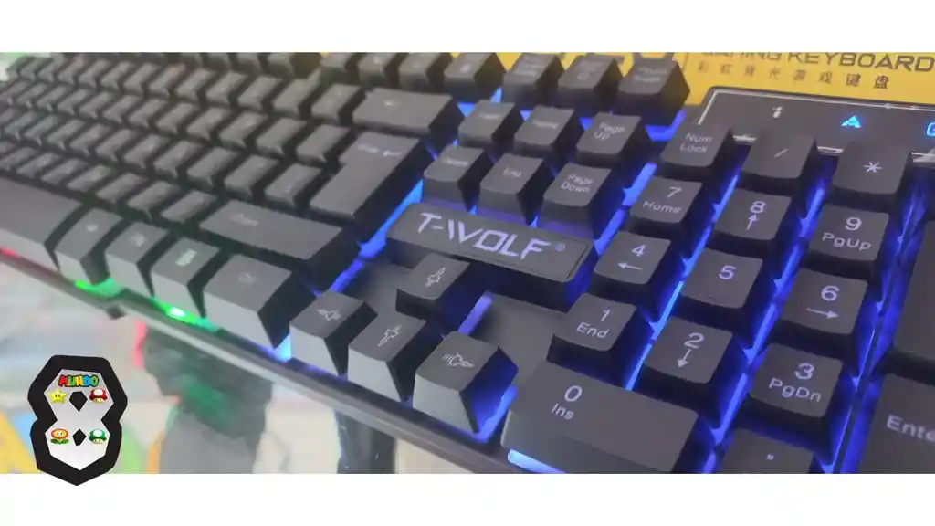 Teclado Y Mouse Luz Rgb Tipo Gamer