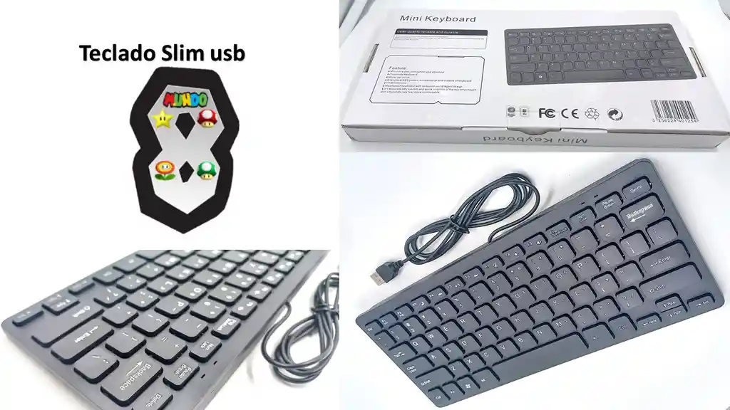 Teclado Usb Slim