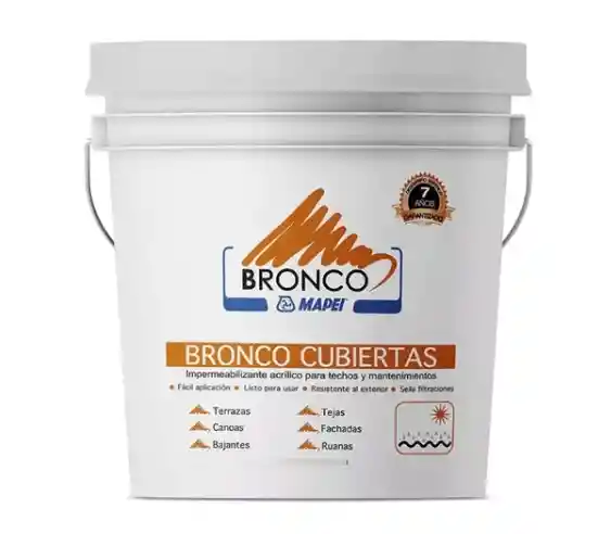 Impermeabilizante Bronco Cubierta Blanco Galon