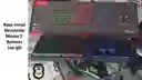 Teclado Y Mpose Tipo Gamer Base Metal Luz Rgb Yilima