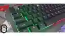 Teclado Y Mpose Tipo Gamer Base Metal Luz Rgb Yilima