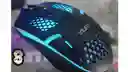 Teclado Y Mpose Tipo Gamer Base Metal Luz Rgb Yilima