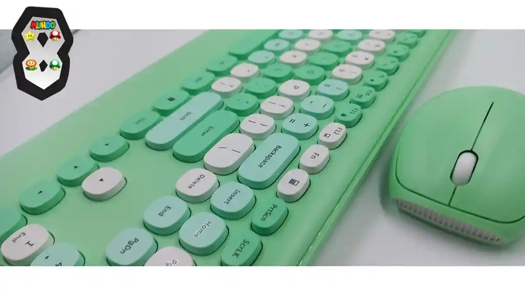 Teclado Y Mouse Inalambrico Diseño De Lujo