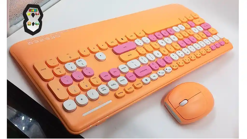 Teclado Y Mouse Inalambrico Diseño De Lujo