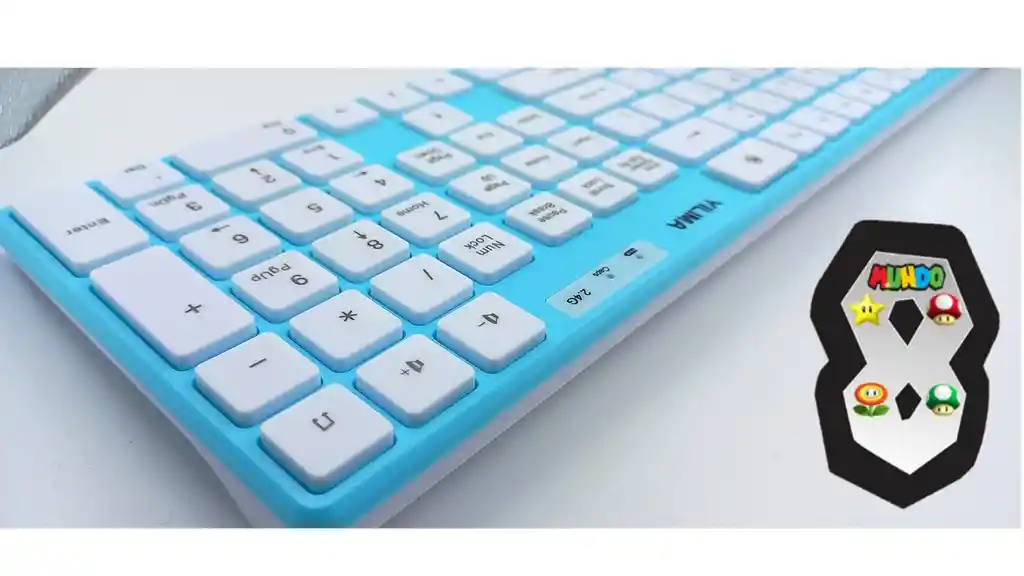 Teclado Y Mouse Inalambrico Azul O Rosa