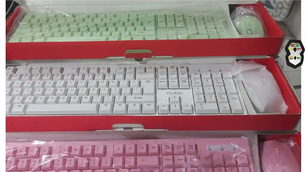 Teclado Y Mouse Inalambrico Grande Unicolor