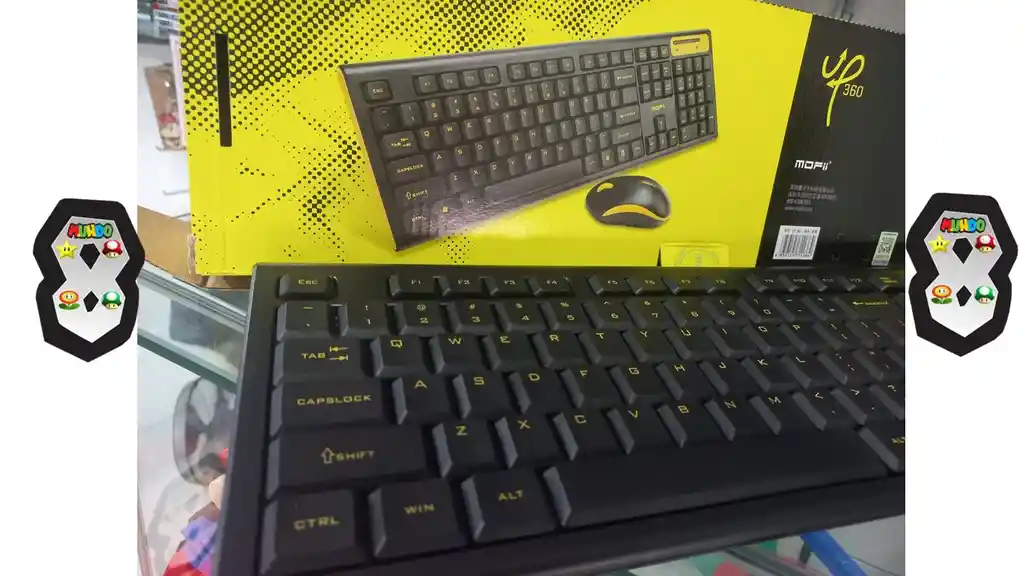 Teclado Y Mouse Inalambrico Grande
