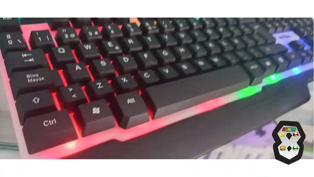 Teclado Y Mouse Luz Rgb Weibo