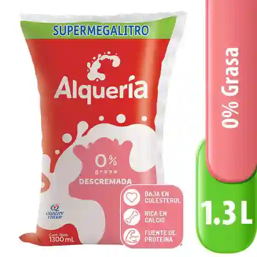 Leche 0% Grasa Alqueria Supermgafiltro 1300 Ml