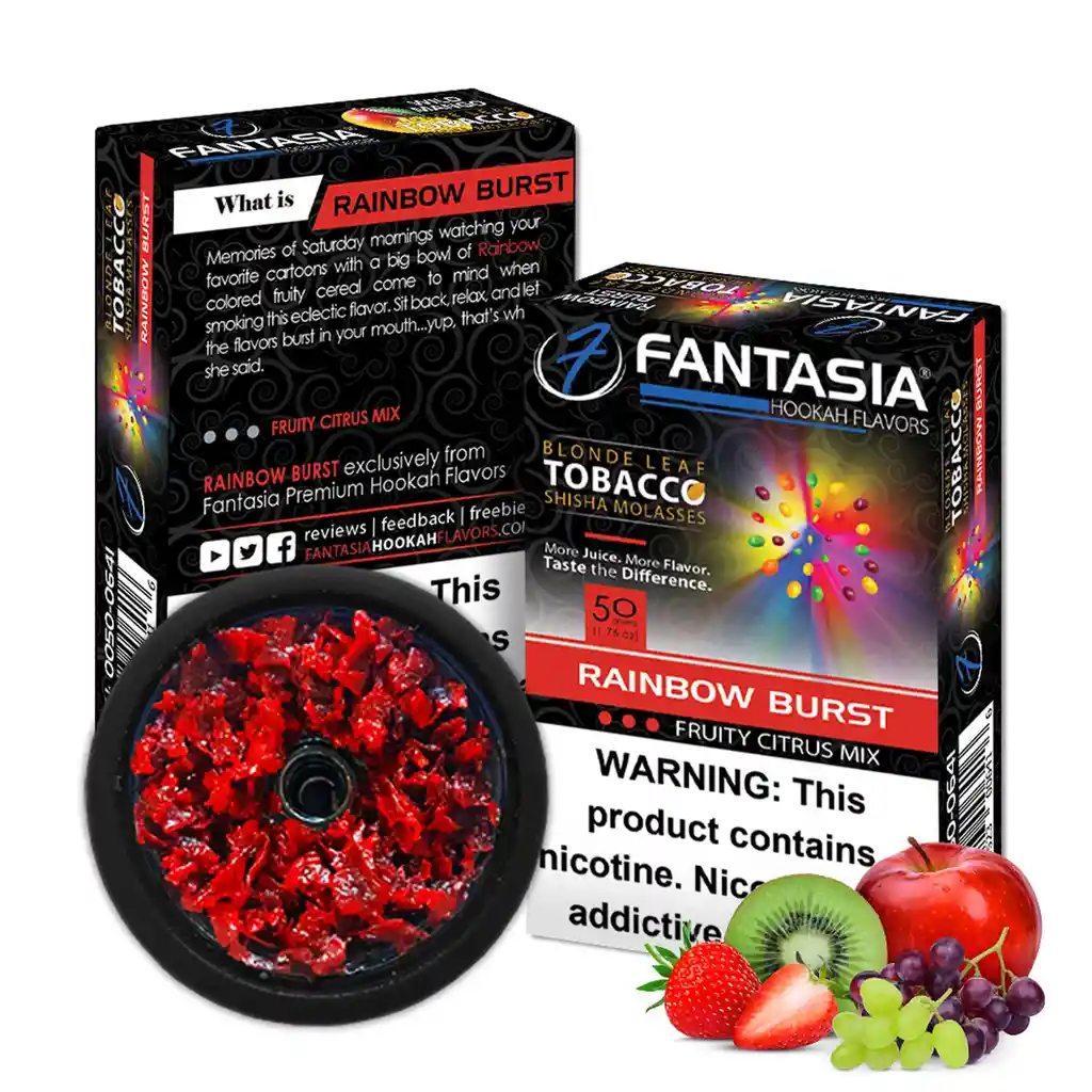 Fantasia Hookah Shishas Rainbow Burst 50g