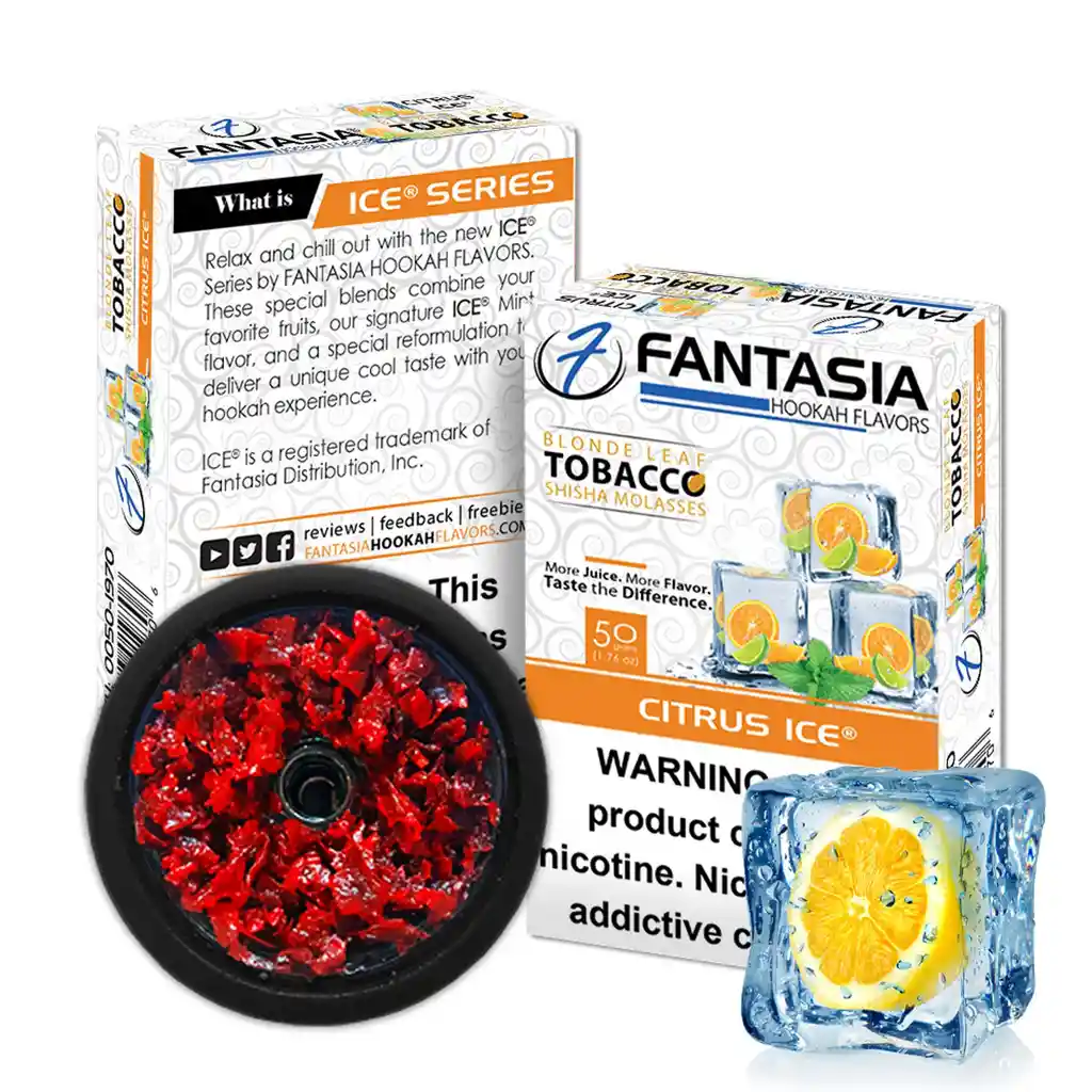 Fantasia Hookah Shishas Citrus Ice 50g