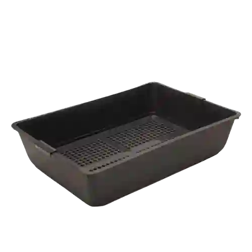 Arenera Savic Con Red De Limpieza Gris Oscuro - 41x29x10 Cm