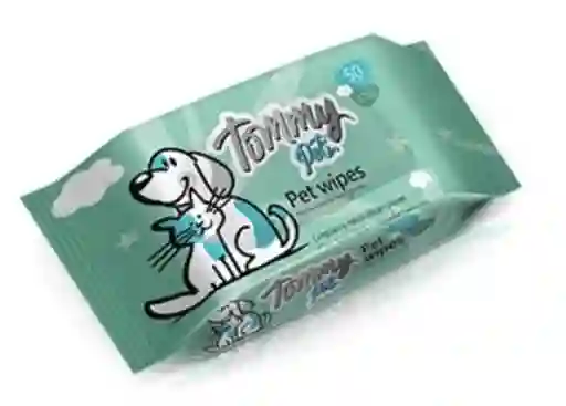 Tommy® Pets Pañitos Húmedos 50 Unidades