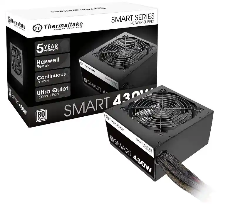 Fuente De Poder Pc Thermaltake Smart Real 430w 80 Plus