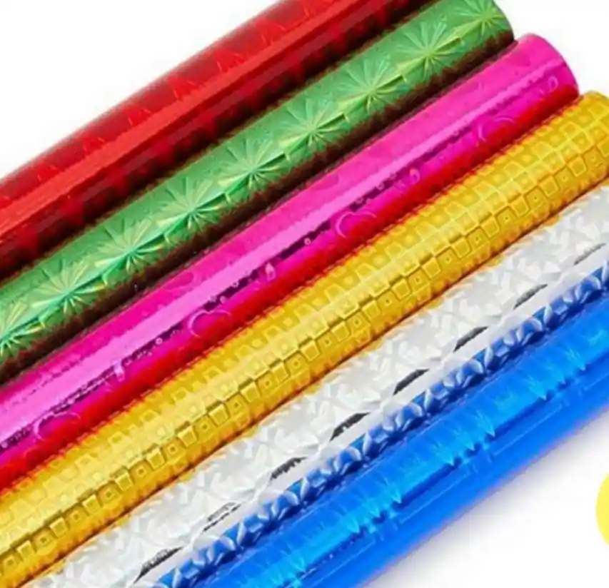 Papel Regalo Metalizado Holograma Pliego Fucsia
