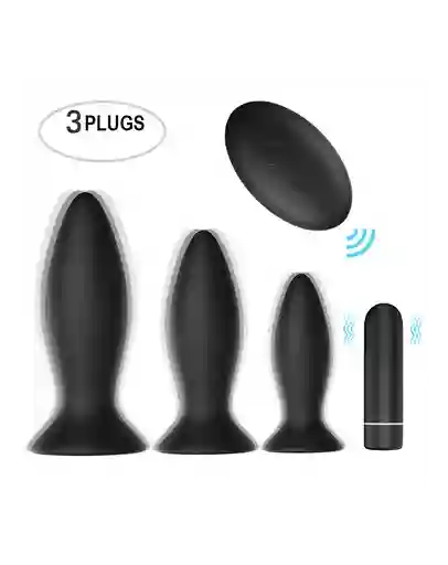 Plugs Anales Y Vibradores Roar Kit Shande