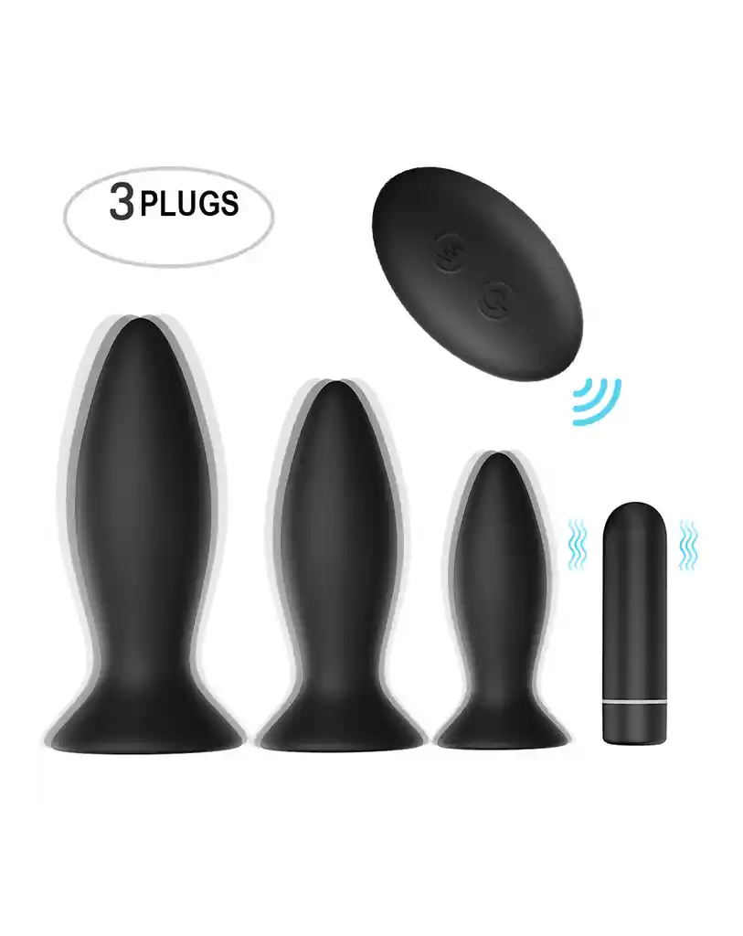 Plugs Anales Y Vibradores Roar Kit Shande