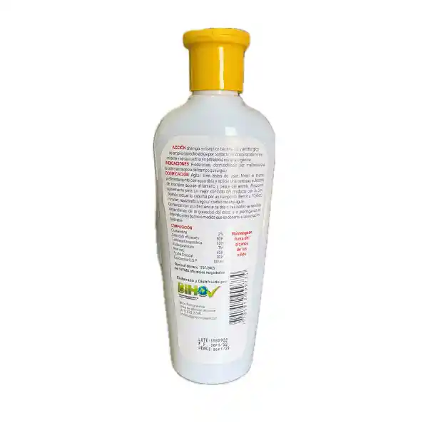 Bihovet Shampoo Medicado 250ml (clorhexidina 2%)
