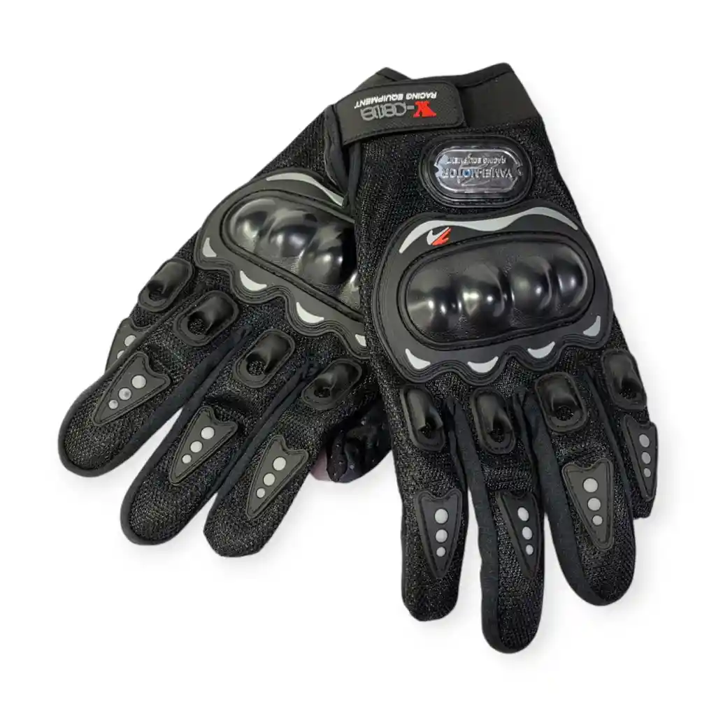 Guantes Moto Ciclista Talla Xl Con Protección En Nudillos Y En Palmas