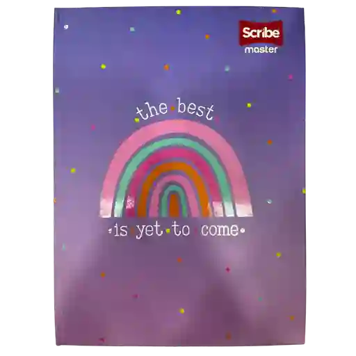 Cuaderno Cosido Scribe Pasta Dura Durabook Motivo Niña 100 Hojas Cuadros - Se Envia Un Motivo Aleatorio