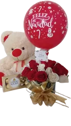 Arreglo Floral Con Peluche