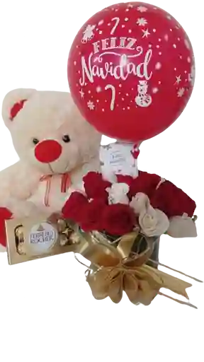 Arreglo Floral Con Peluche