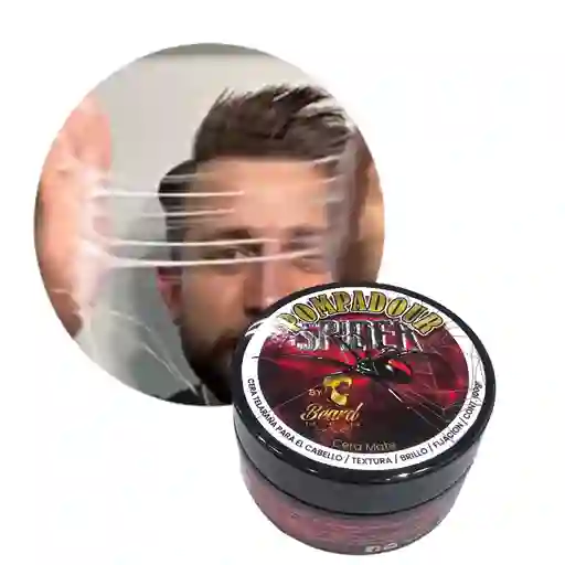 Cera Moldeadora De Cabello Spider Mate Telaraña Beard Men