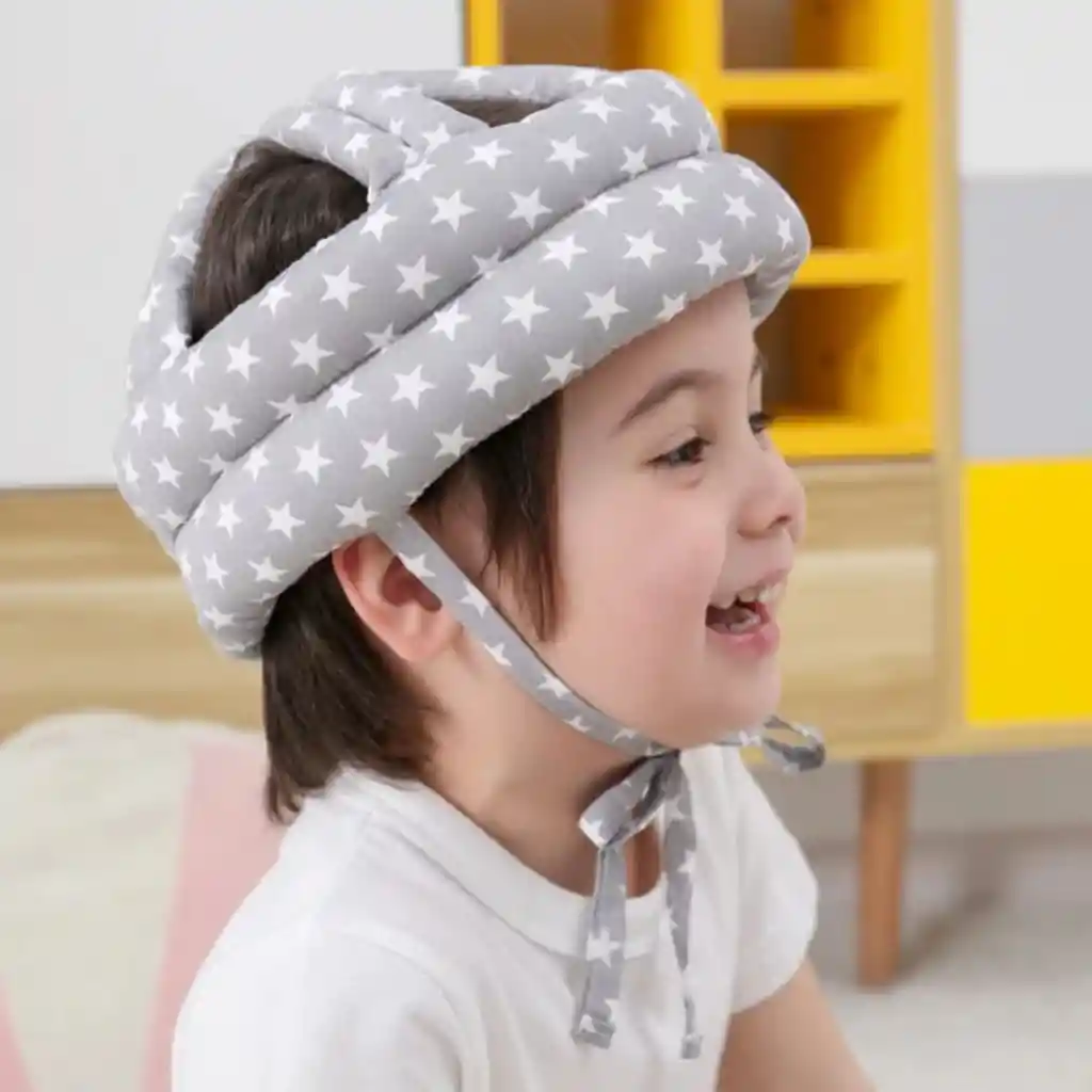 Casco Gorro Protector De Cabeza Ajustable Para Bebe