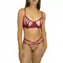 Conjunto De Lencería Extasis Vinotinto Talla S