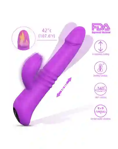 Vibrador Kaya Morado Shande