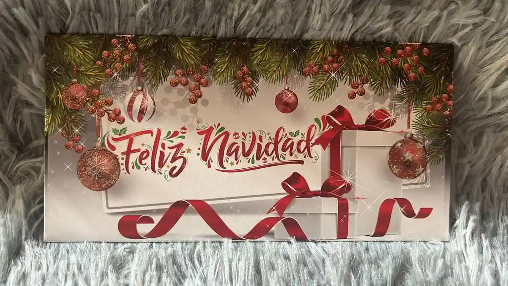 Sobre Para Lluvia De Dinero 7 Navidad