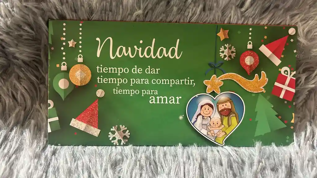 Sobre Para Lluvia De Dinero 12 Navidad