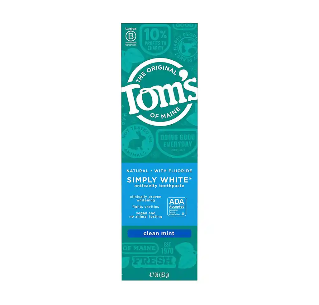 1 Crema Dental Vegana Natural Toms The Original Of Maine Americana Made In Usa