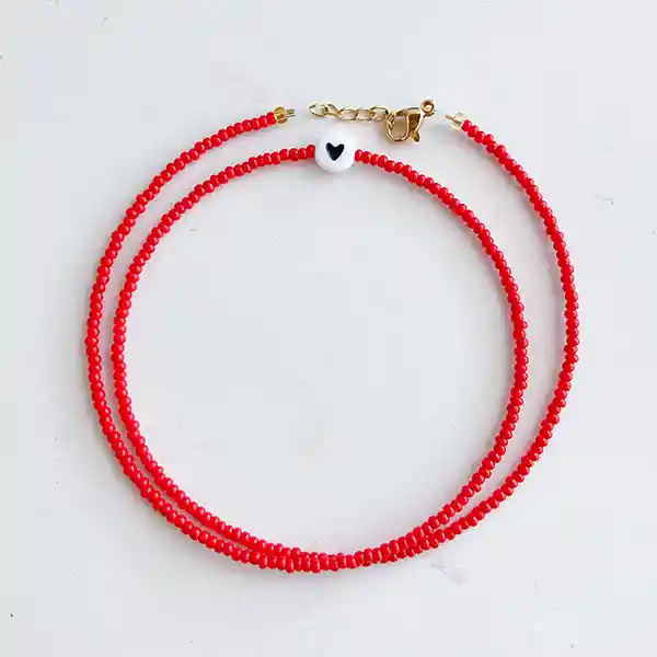 Pulsera Larga Love Yourself First - Rojo