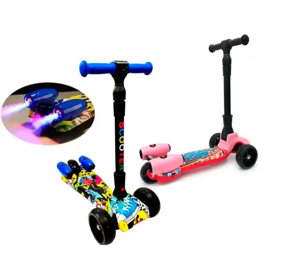 Patineta Scooter Monopatin Humo/bluetooth/musica/luces