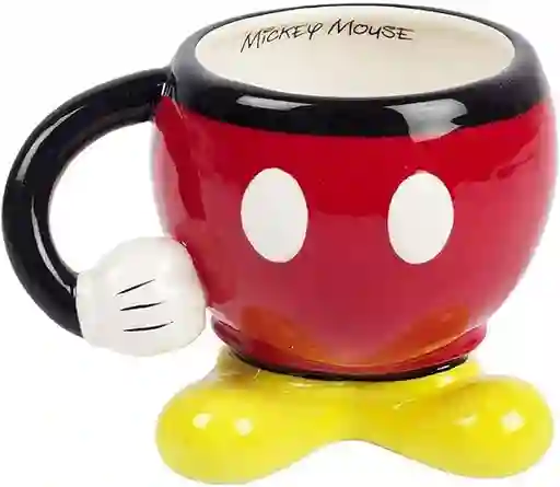 Pocillo Mug Taza 3d En Porcelana De Mickey Mouse Medio Cuerpo