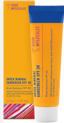 Sheer Mineral Sunscreen Spf 30 Protector Solar