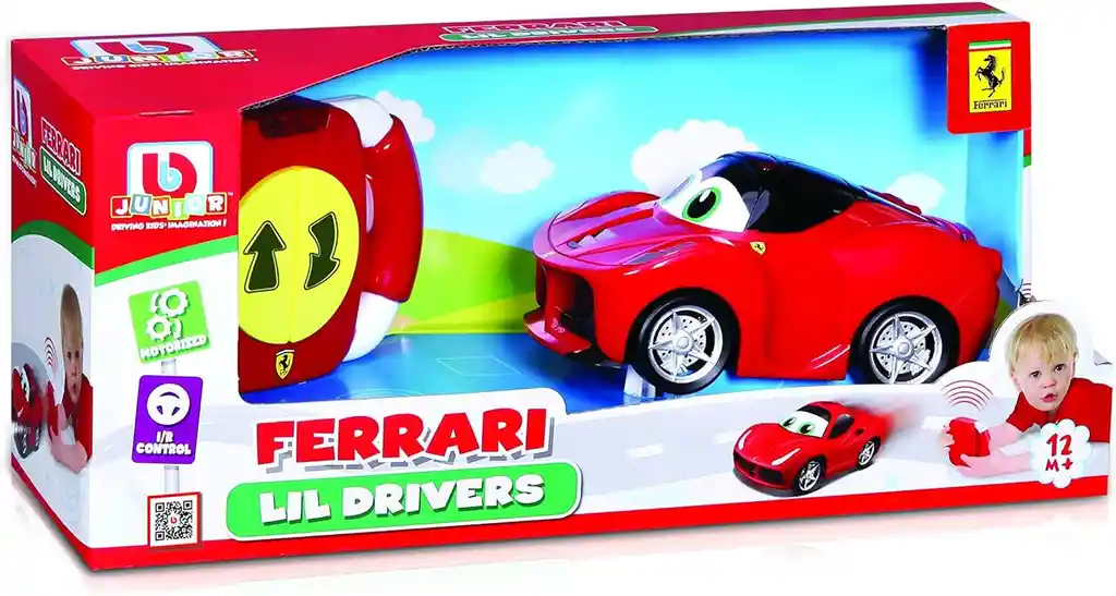 Mi Primer Carro A Control Remoto Ferrari Para Niños Niñas