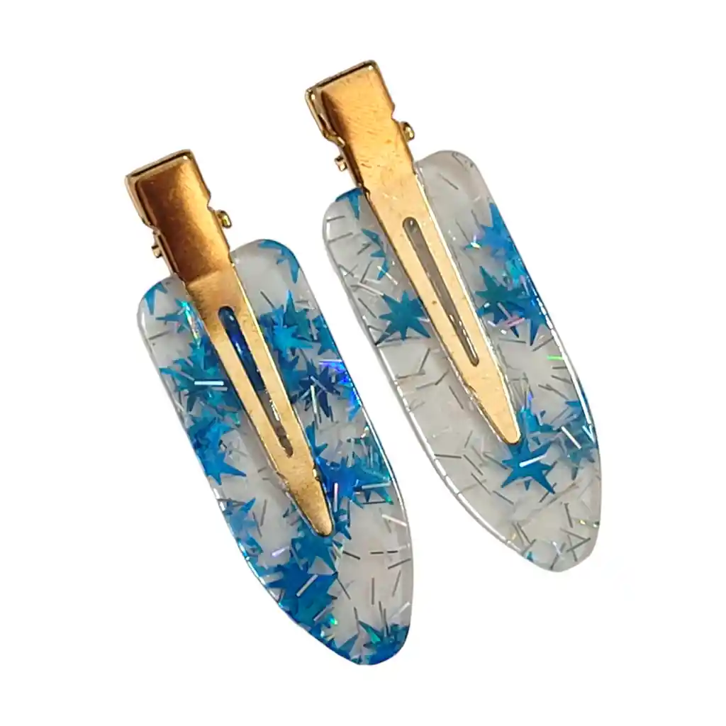 Pinzas Hebillas Hair Clips Sin Marcas En El Cabello X 2 Und