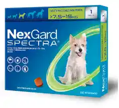 Nexgard Spectra M Oral (7.5-15 Kg) Cja X 1 Tab - Unidad