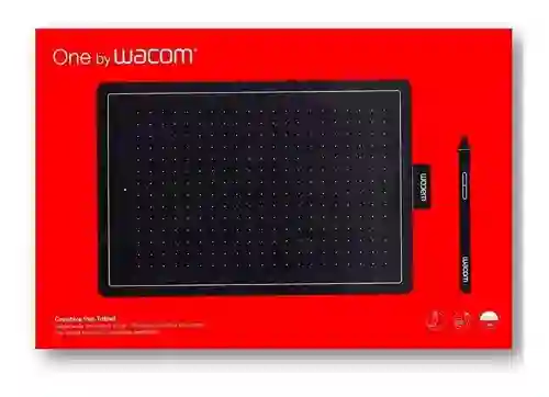 Tableta Digitalizadora Wacom One By Wacom Ctl-472 Negra Y Roja