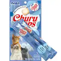 Snack Para Gato Cremoso Atún Inaba Churu Pops