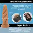 Dildo Consolador Texturizado En Silicona Juguete Sexual