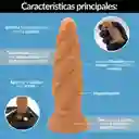 Dildo Consolador Texturizado En Silicona Juguete Sexual