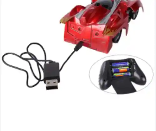 Carro Eléctrico Para Niños Para Escalar Paredes Color Azul Recargable Juguete Regalo