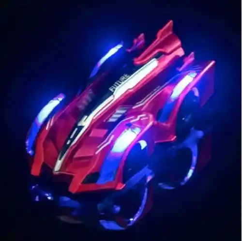 Carro Eléctrico Para Niños Para Escalar Paredes Color Azul Recargable Juguete Regalo